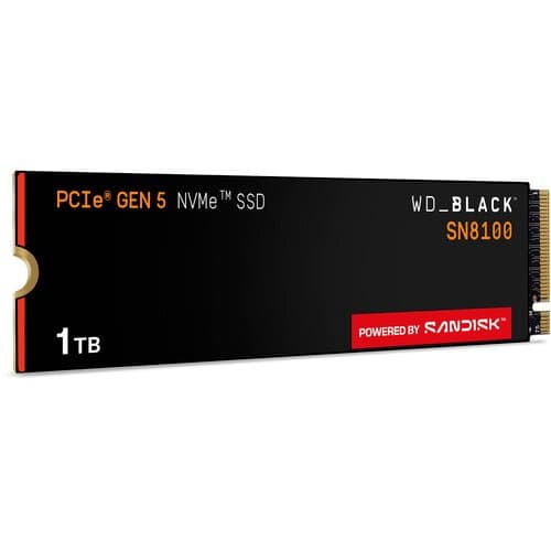 WD 4TB WD_BLACK SN8100 NVMe PCIe 5.0 M.2 Internal SSD