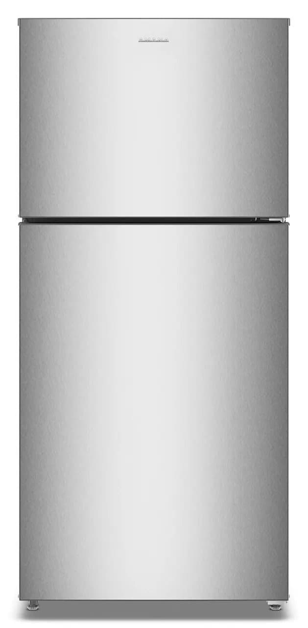 Amana 19 Cu. Ft. Top-Freezer Refrigerator 30-Inch Wide in Fingerprint-Resistant Stainless