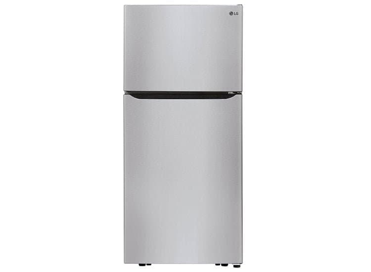 LG 20 Cu. Ft. Top Freezer Refrigerator 30-Inch Wide in Stainless Steel - LTCS20020S