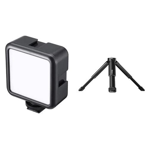 Ulanzi VL-49 Rechargeable Mini LED Light with MT-05 Mini Tripod Stand Kit