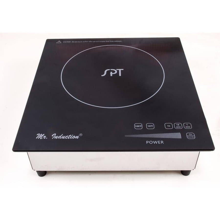 12 in. Built-In Electric Commercial Induction Cooktop, Black with 1 Element