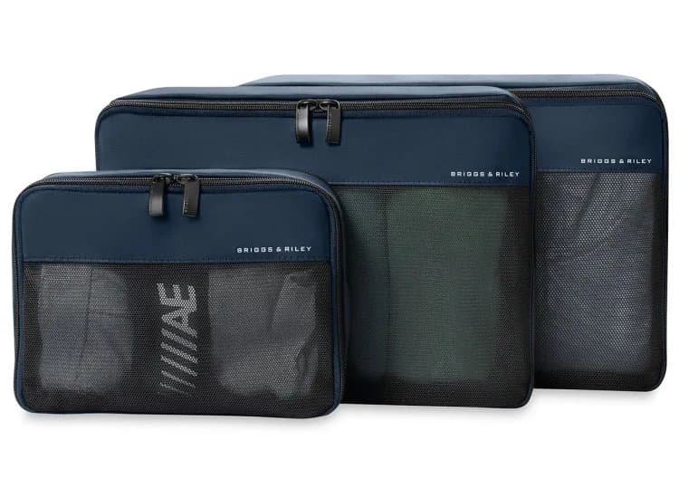 Briggs & Riley Travel Essentials Carry On Compression Packing Cube Set, Navy