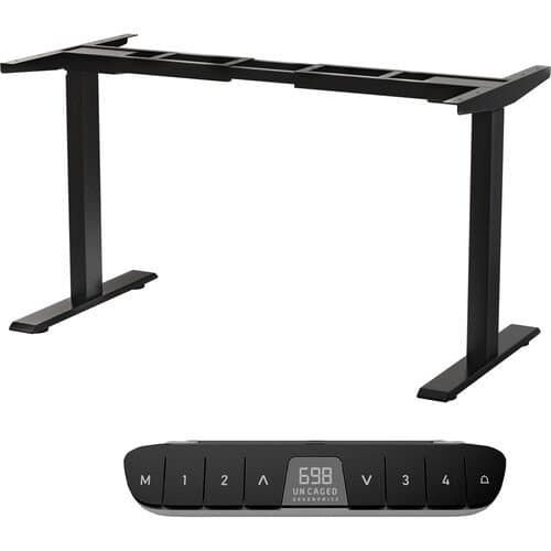 Uncaged Ergonomics Rise Up 2-Stage Electric Height-Adjustable Standing Desk Frame