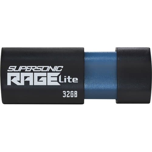 Patriot 32GB Supersonic Rage Lite USB 3.2 Gen 1 Type-A Flash Drive