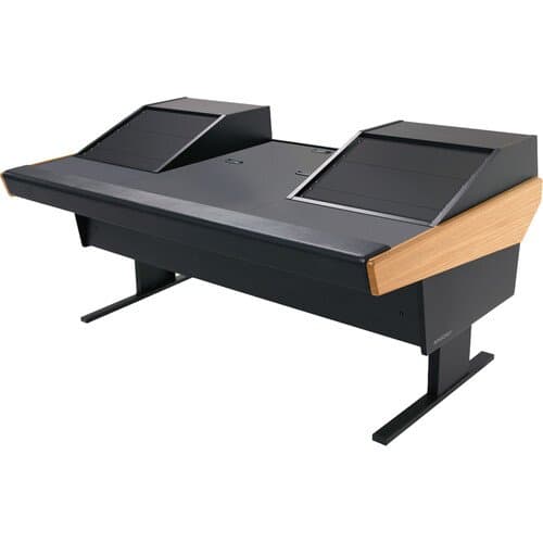 Argosy 70V Audio Workstation (2x 10 RU Front Bays, 2x 3 RU Rear Bays, Oak)