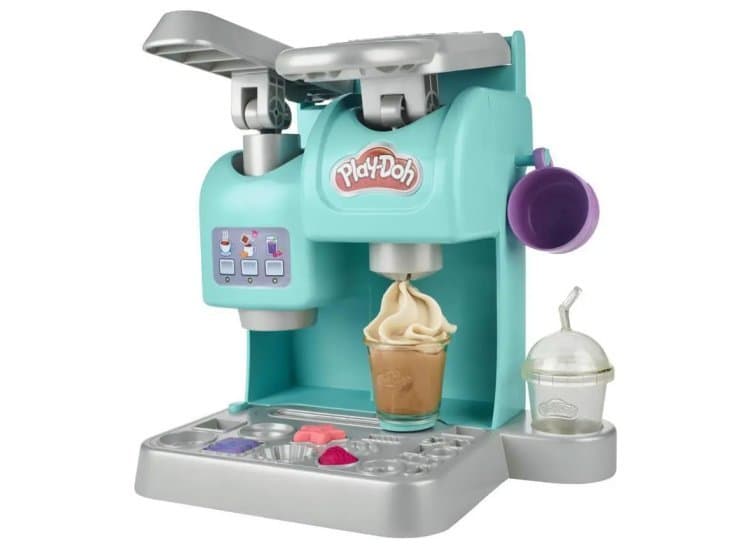 Hasbro Play-Doh Kitchen Creations Colorful Cafe Play Food Coffee Toy - HSBF4372