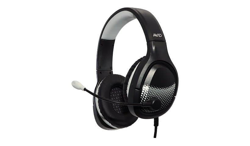 AVID AE-75-Binaural Wired Headset-3.5mm Jack-Black