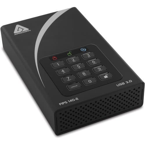 Apricorn 12TB Aegis Padlock DT FIPS 140-2 Level 2-Validated External Desktop Drive