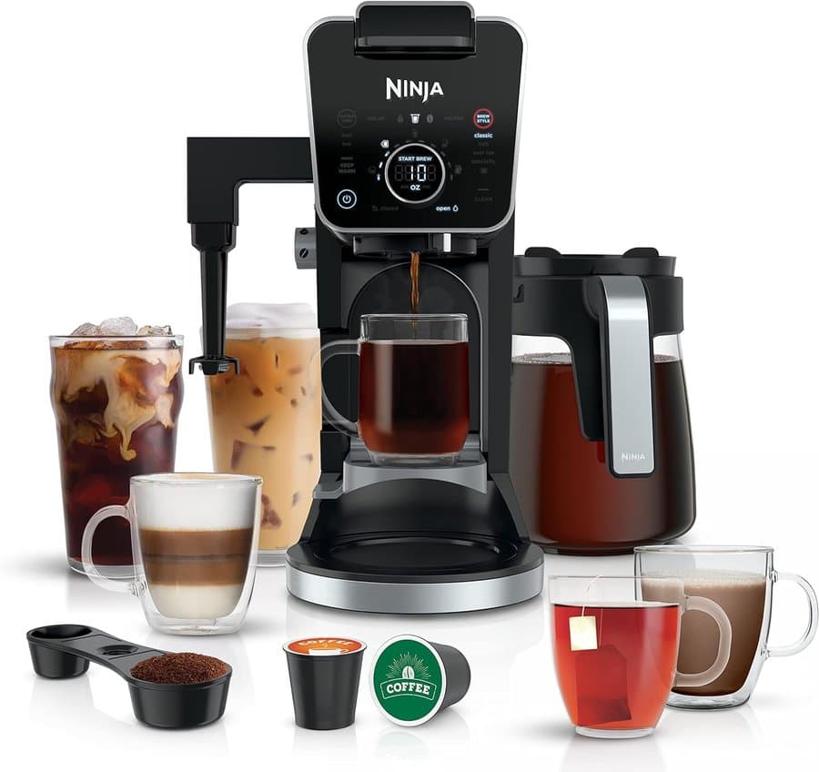 Ninja DualBrew Pro Specialty 12-Cup Drip Maker with Glass Carafe-Black