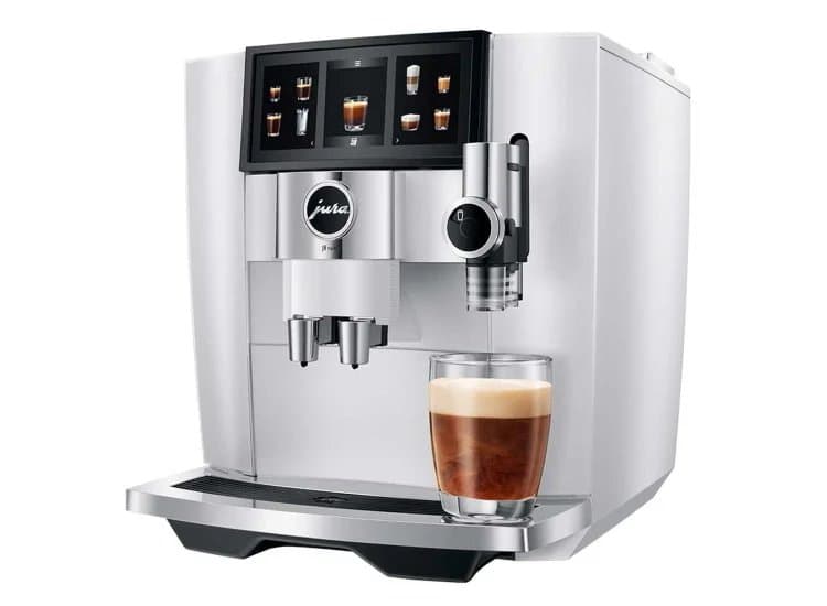 Jura J8 Twin Automatic Coffee & Espresso Machine, Diamond White