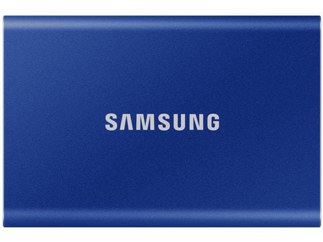 SAMSUNG T7 Portable SSD 1TB-Up to 1050 MB/s-USB 3.2 Gen 2 External Solid State Drive, Blue (MU-PC1T0H/AM)
