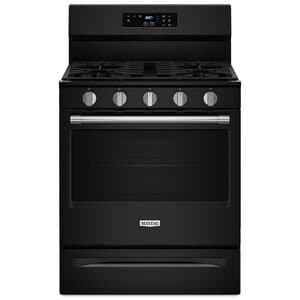 Maytag 30 in. 5 cu. ft. Gas Range with 5 Sealed Burners-Black