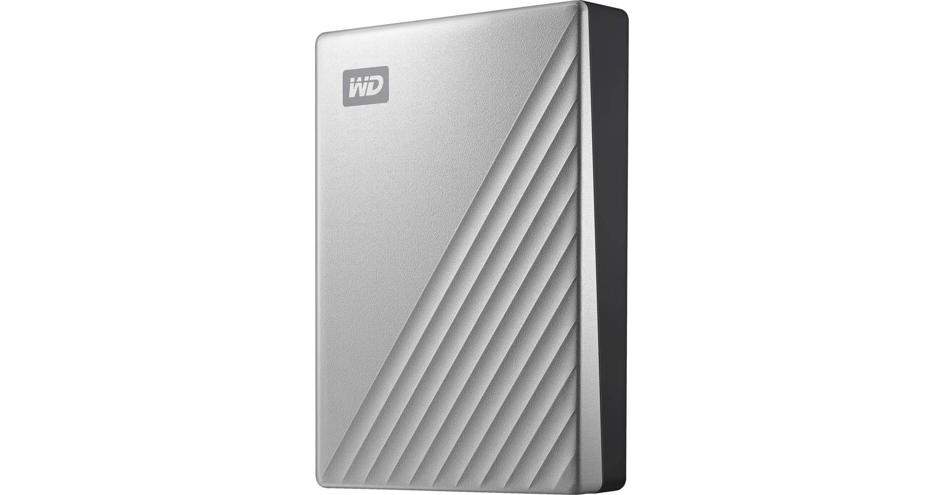 WD 4TB My Passport Ultra USB 3.0 Type-C External Hard Drive for Mac (Silver)