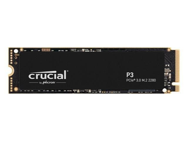 Crucial P3 500GB PCIe 3.0 3D NAND NVMe M.2 SSD, up to 3500MB/s-CT500P3SSD8