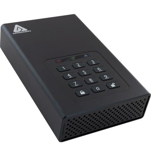 Apricorn 24TB Aegis Padlock DT USB 3.0 External Hard Drive