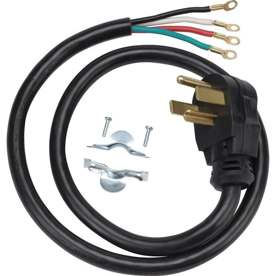 4 ft. 4-Prong 30 Amp Dryer Cord