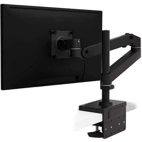 Ergotron LX Pro Desk Arm with Tall Pole (Matte Black)