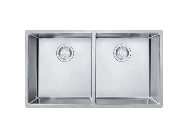 Franke 32" Stainless Steel Cube Double Bowl Sink