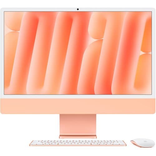 Apple 24" iMac with M4 Chip (Orange) (16 GB, 256 GB)