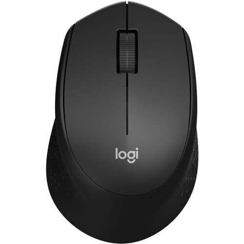 Logitech M330 Silent Wireless Mouse (Black)