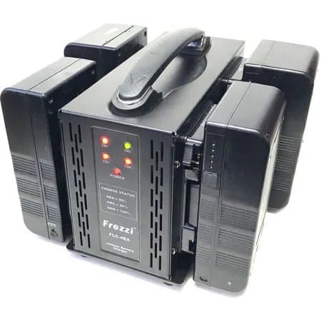 Frezzi FLC-4EA Professional Lithium-Ion Battery Quad Charger, AB Mount