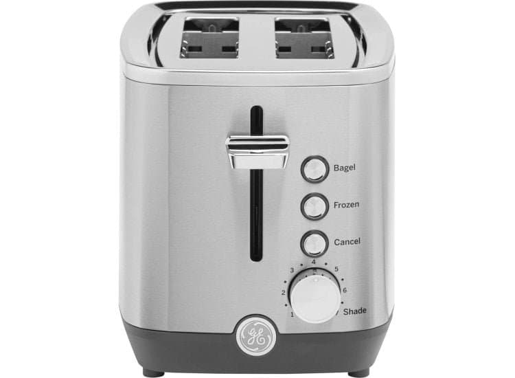GE Stainless Steel 2-Slice Toaster