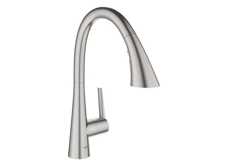 GROHE Zedra SuperSteel Infinity Pull-Down Kitchen Faucet