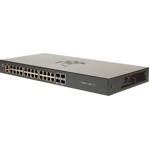 Cambium cnMatrix EX1028-P 24-Port PoE+ Compliant Gigabit Managed Network Switch