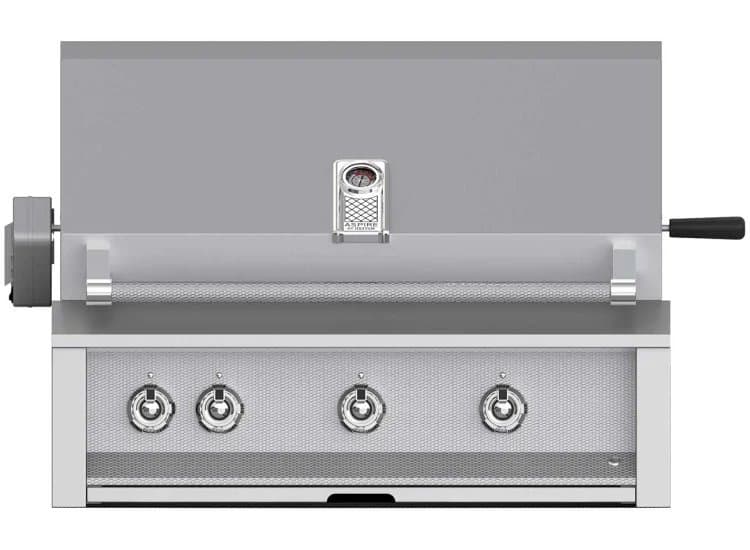 Hestan Aspire 36" Steeletto Built-In Liquid Propane Gas Grill With 1 Sear And the Rest Tubular U-Burners And Rotisserie