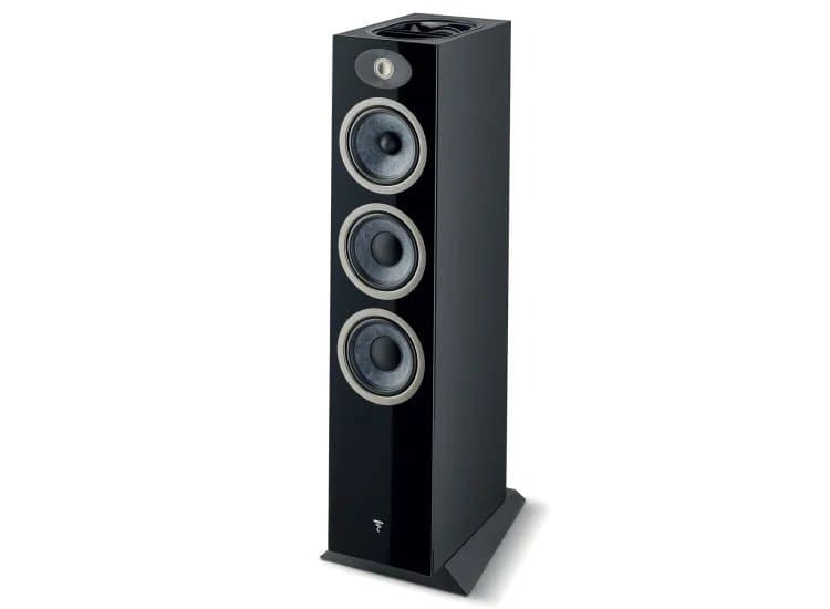 Focal Theva N3-D Black High Gloss 3-Way Floorstanding Loudspeaker With Dolby Atmos (Each)