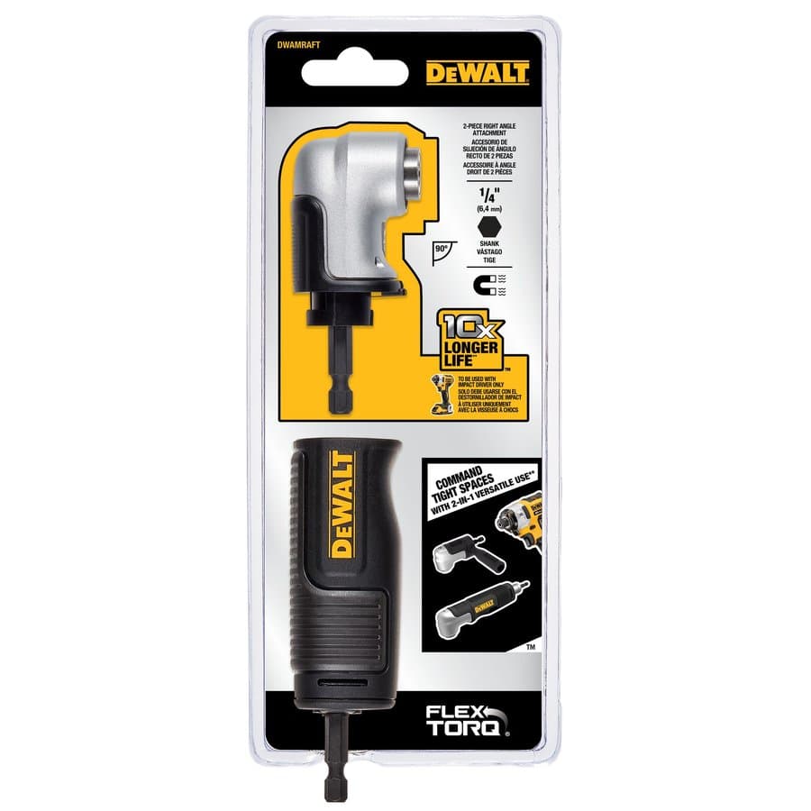 DEWALT 2-In-1 Modular 1/4 Square FlexTorq Impact drill attachment