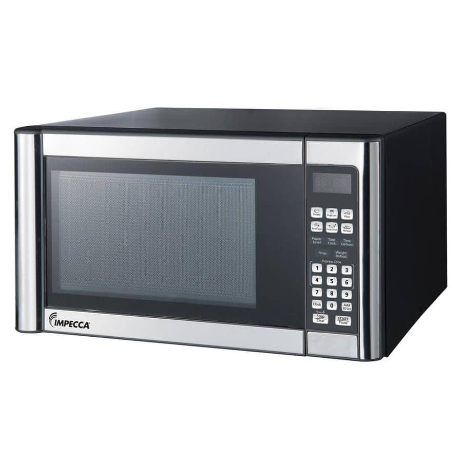 Impecca 1.1 Countertop Microwaves 21 1000 Stainless Steel