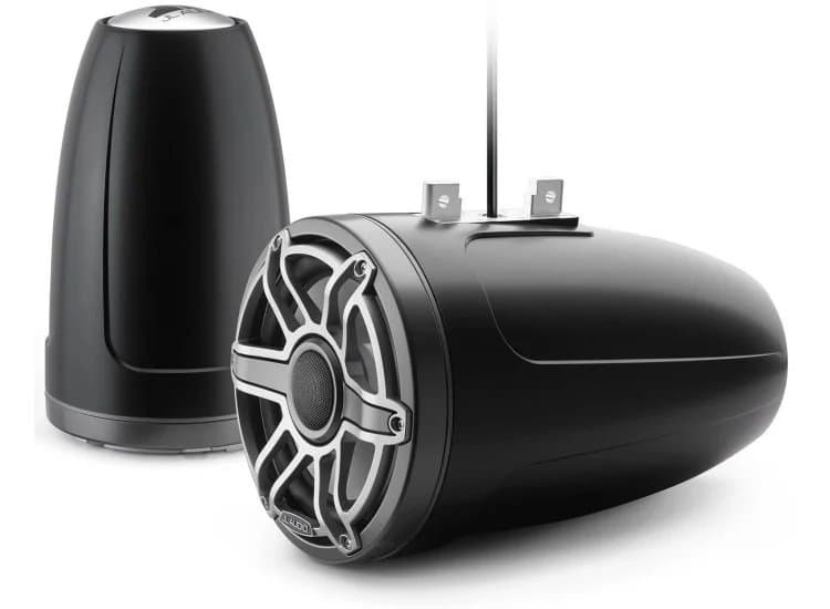 JL Audio M6 Series 8.8" Satin Black Enclosed Tower Coaxial System (Pair)