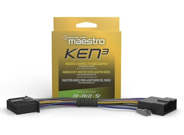 iDatalink Maestro KEN3 Plug And Play T-Harness For Select Kenwood & JVC Radios