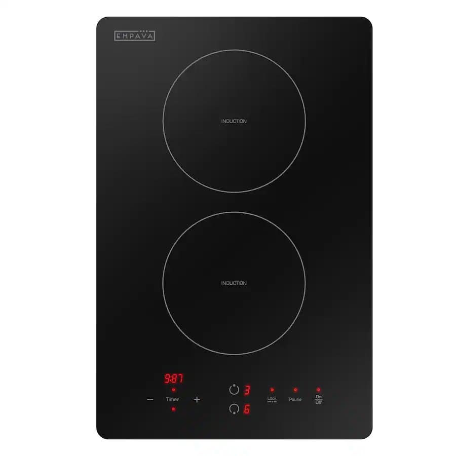 12 in. Electric Stove Induction Cooktop Vertical with 2 Burners