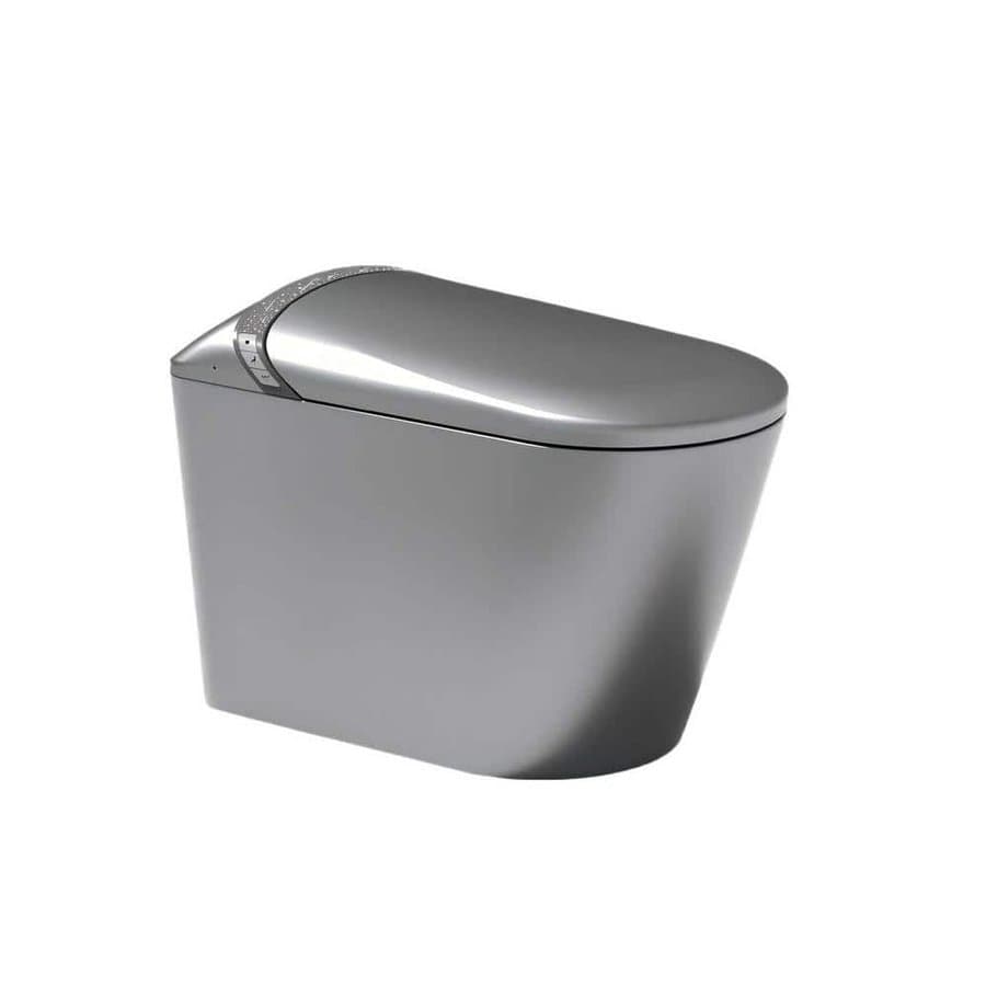 Flynama Night Light Round Smart Toilet with Built-In Bidet