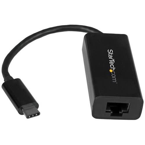 StarTech USB 3.1 Gen 1 Type-C Male to Gigabit Ethernet Female Adapter (Black)