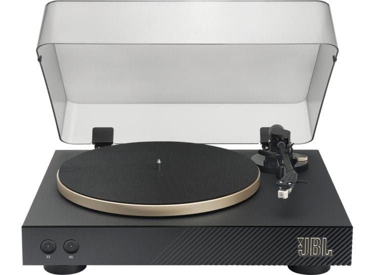 JBL Spinner BT Bluetooth Turntable, Black and Gold