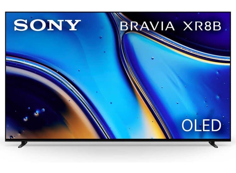 Sony BRAVIA XR8B OLED TV 77-Inch 4K Smart with Google TV, Black