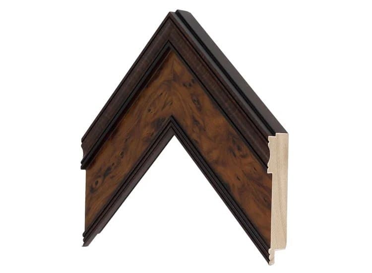 Frame My TV Samsung The Frame 43" Premiere Frame, Burlwood