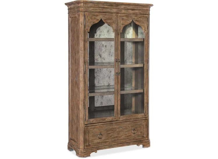 Hooker Furniture Americana Display Cabinet in Americana Honey-7050-75908-85
