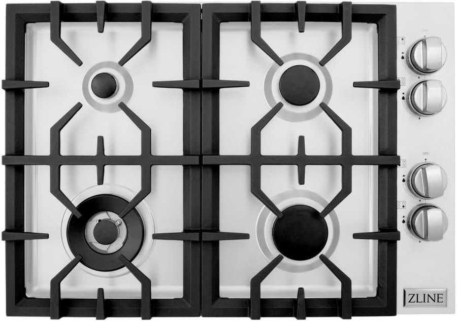 ZLINE KITCHEN & BATH Professional 30-in 4 burners Stainless steel Gas Cooktop