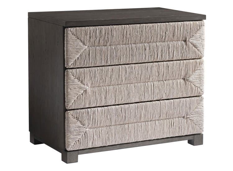 Bernhardt Palma Nightstand in Rustic Gray | Light Gray Wash