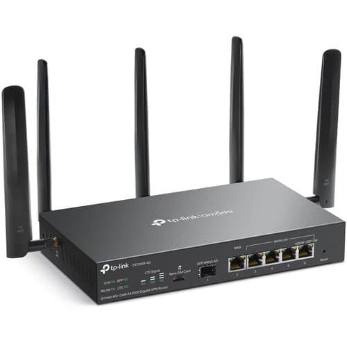 TP-Link ER706W-4G Omada 4G+ Cat6 AX3000 Gigabit VPN Gateway