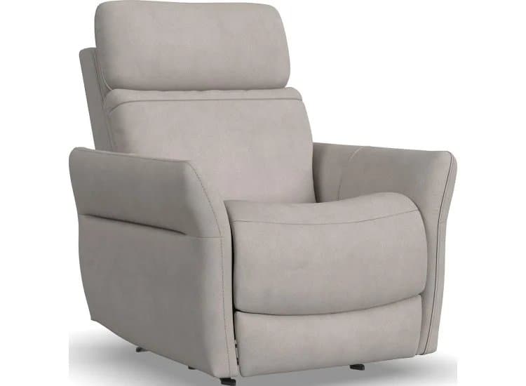 Flexsteel Artemis Power Rocking Recliner with Power Headrest, Lumbar, Heat and Massage