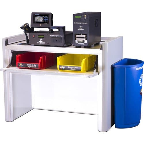 Garner SW-2 Workstation with HD-2XT Degausser, IRONCLAD Verification, PD-5 & SSD-1 Destroyers