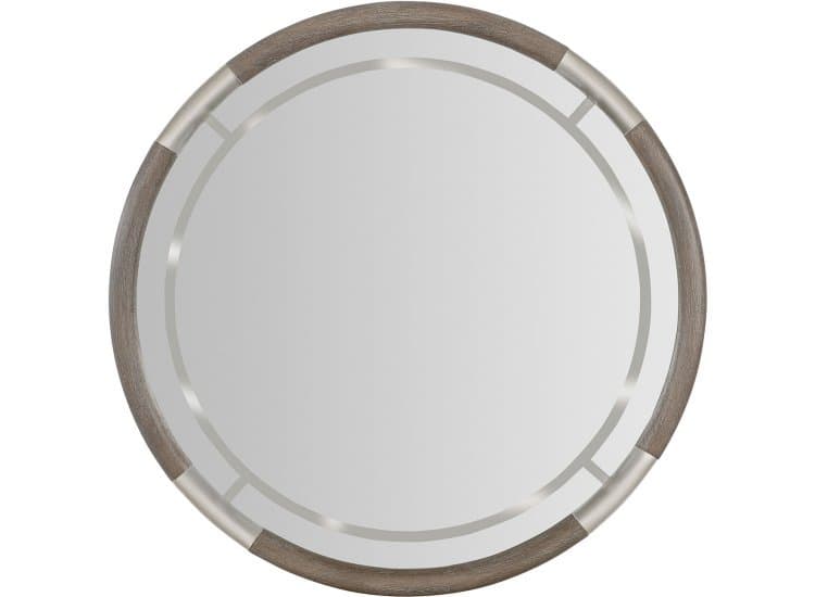 Hooker Furniture Modern Mood Bedroom Round Mirror, Mink