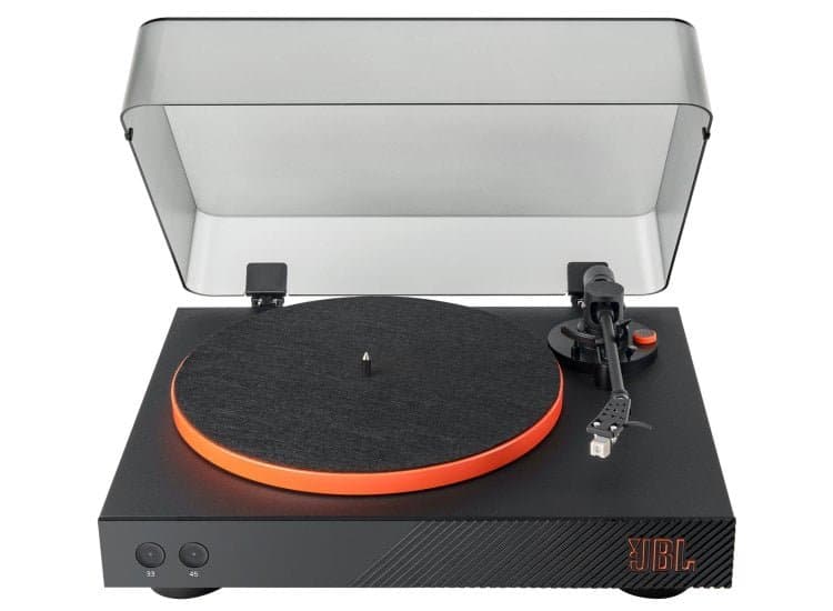 JBL Bluetooth Turntable Spinner BT, Black and Orange