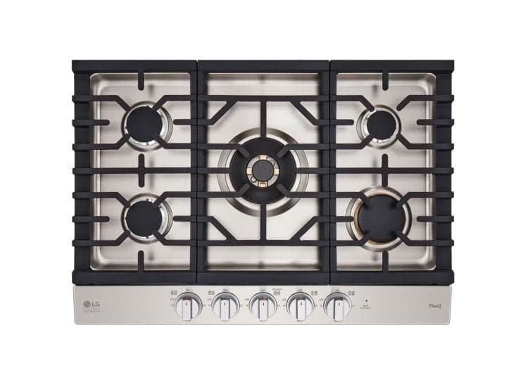 LG 30" Gas Cooktop Stainless Steel