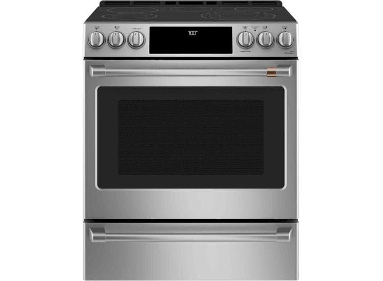 Cafe Cafe 30" Slide-In Electric Range Matte Black
